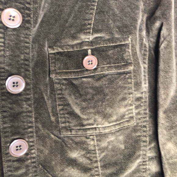 Talbots green button down jacket/blazer size 6 - Picture 2 of 5